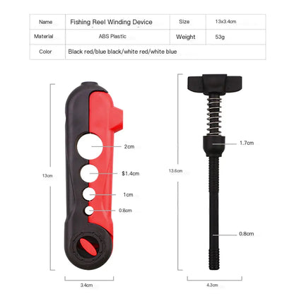 Portable Spinning Bait Fishing Line Reel Machine